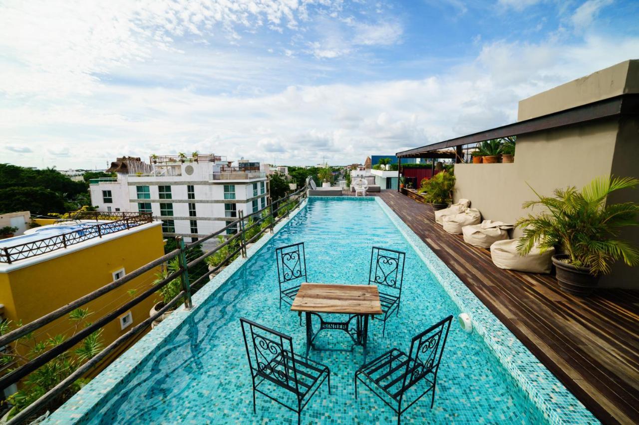 Be Playa Hotel Boutique & Rooftop Bar Playa del Carmen Ngoại thất bức ảnh